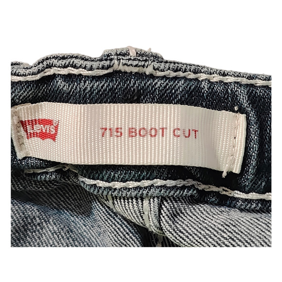 Levi's 715 Boot Cut 10 Slim Children's Jeans - Picture 3 of 5